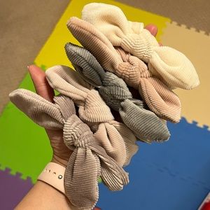 5 different color headbands for kids.